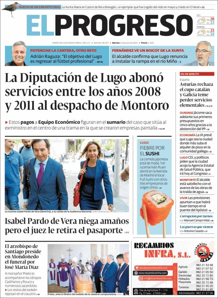 Portada de El Progreso (España)