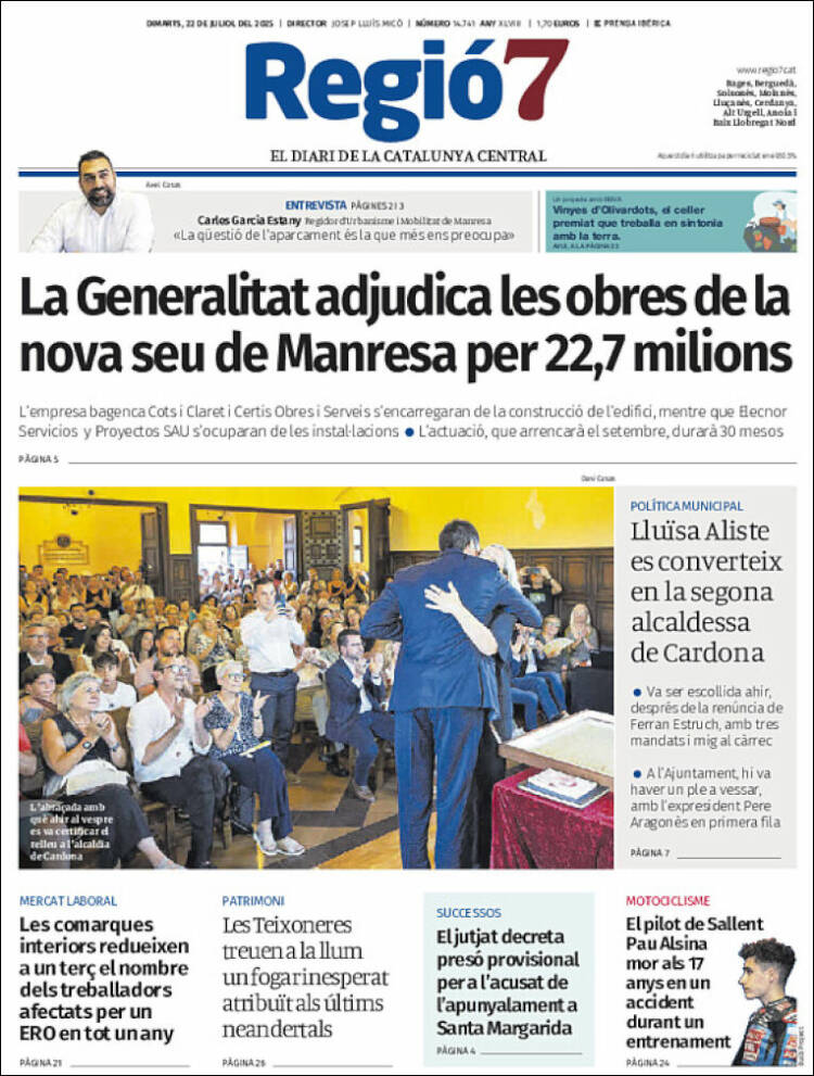 Portada de Regio7 (España)