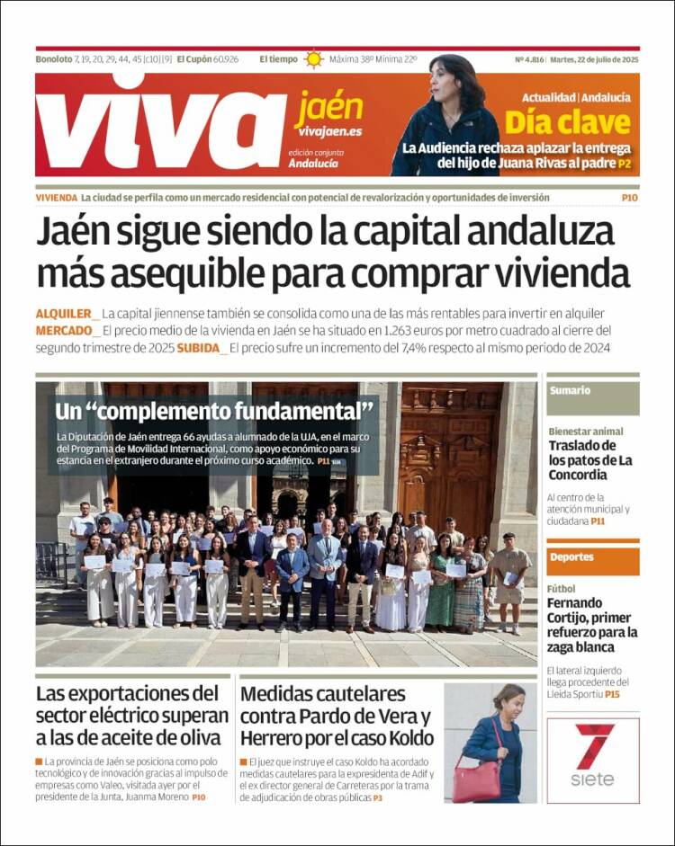 Portada de Viva Jaén (España)