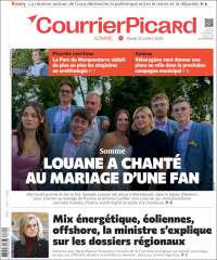 Portada de Courrier Picard (Francia)