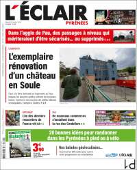 Portada de L'Eclair des Pyrénées (Francia)