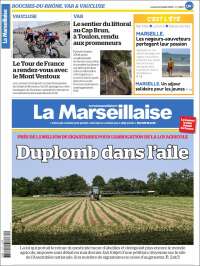 Portada de La Marseillaise (Francia)