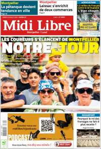 Portada de Midi Libre (Francia)