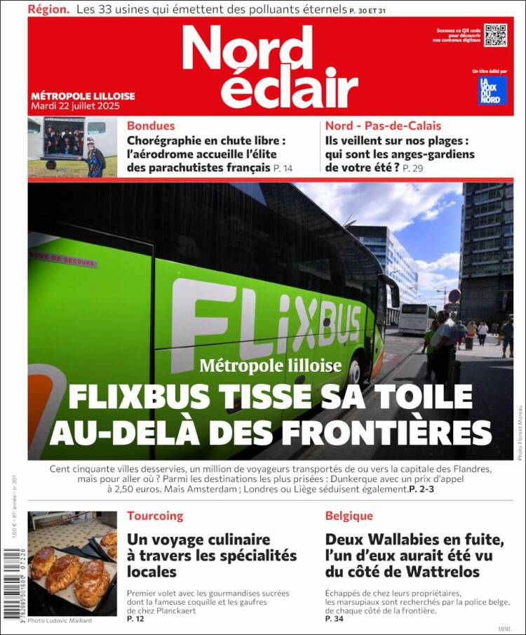 Portada de Nord Éclair (Francia)
