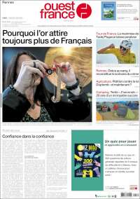 Portada de Ouest France (France)