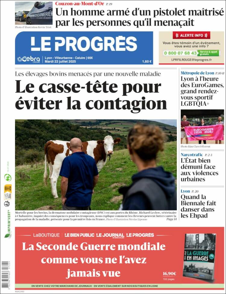 Portada de Progres de Fecamp (Francia)