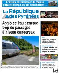 Portada de La République des Pyrénées (Francia)