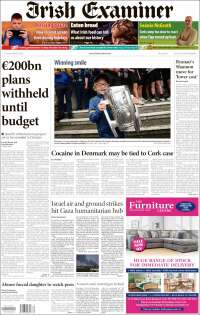 Portada de Irish Examiner (Irlanda)