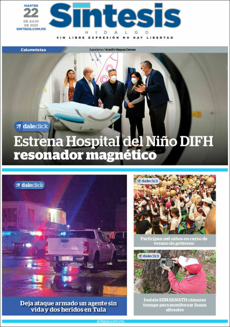Portada de Sistesis - Hidalgo (México)
