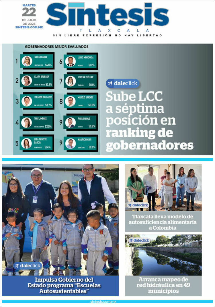 Portada de Síntesis de Tlaxcala (México)