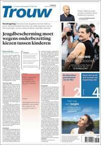 Portada de Trouw (Países Bajos)