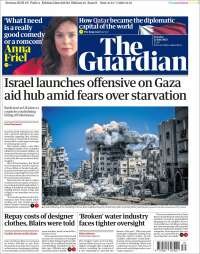 Portada de The Guardian (Reino Unido)