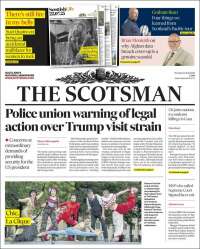 Portada de The Scotsman (Reino Unido)