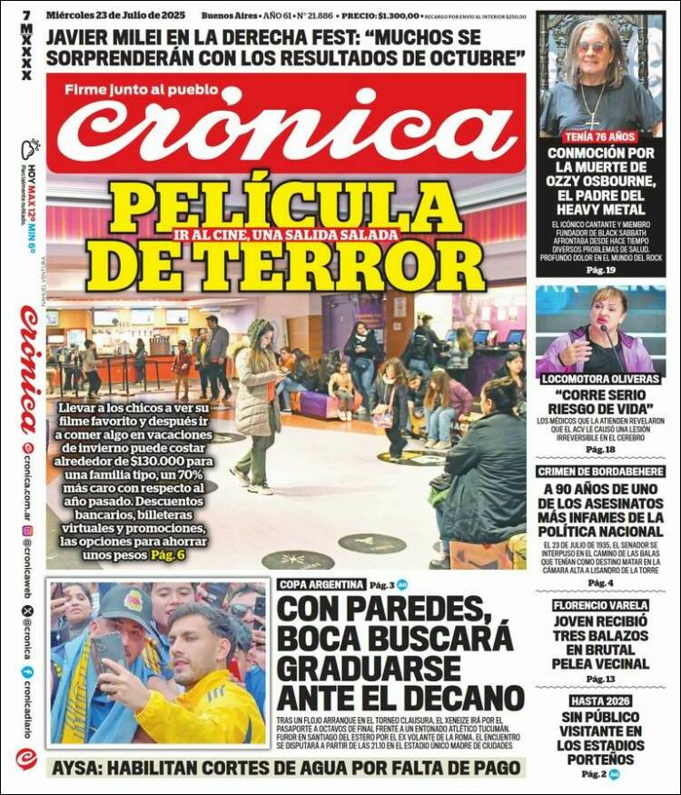 Portada de La Voz del Chaco (Argentina)