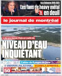 Portada de Le Journal de Montréal (Canadá)