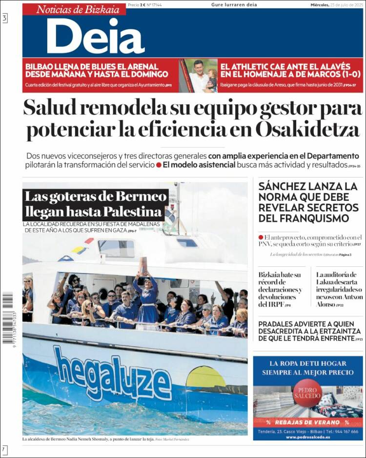 Portada de Deia (España)