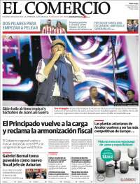 Portada de El Comercio - Gijón (España)