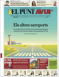 Portada de El Punt Avui (España)