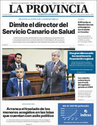 Portada de La Provincia (España)