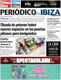 Portada de Periódico de Ibiza (España)