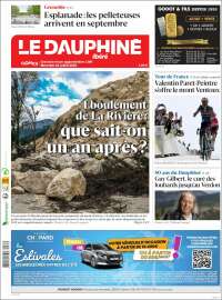 Portada de Le Dauphiné Libéré (Francia)