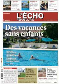 Portada de L'Echo Républicain (Francia)