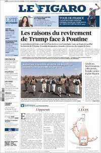 Portada de Le Figaro (Francia)