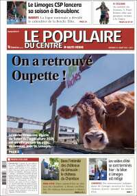 Portada de Le Populaire du Centre (France)