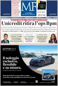 Portada de Milano Finanza (Italia)