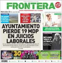 Portada de Frontera (México)