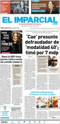Portada de El Imparcial (México)