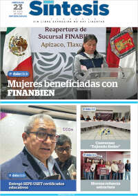 Portada de Síntesis de Tlaxcala (México)