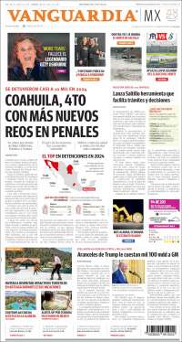 Portada de Vanguardia (México)