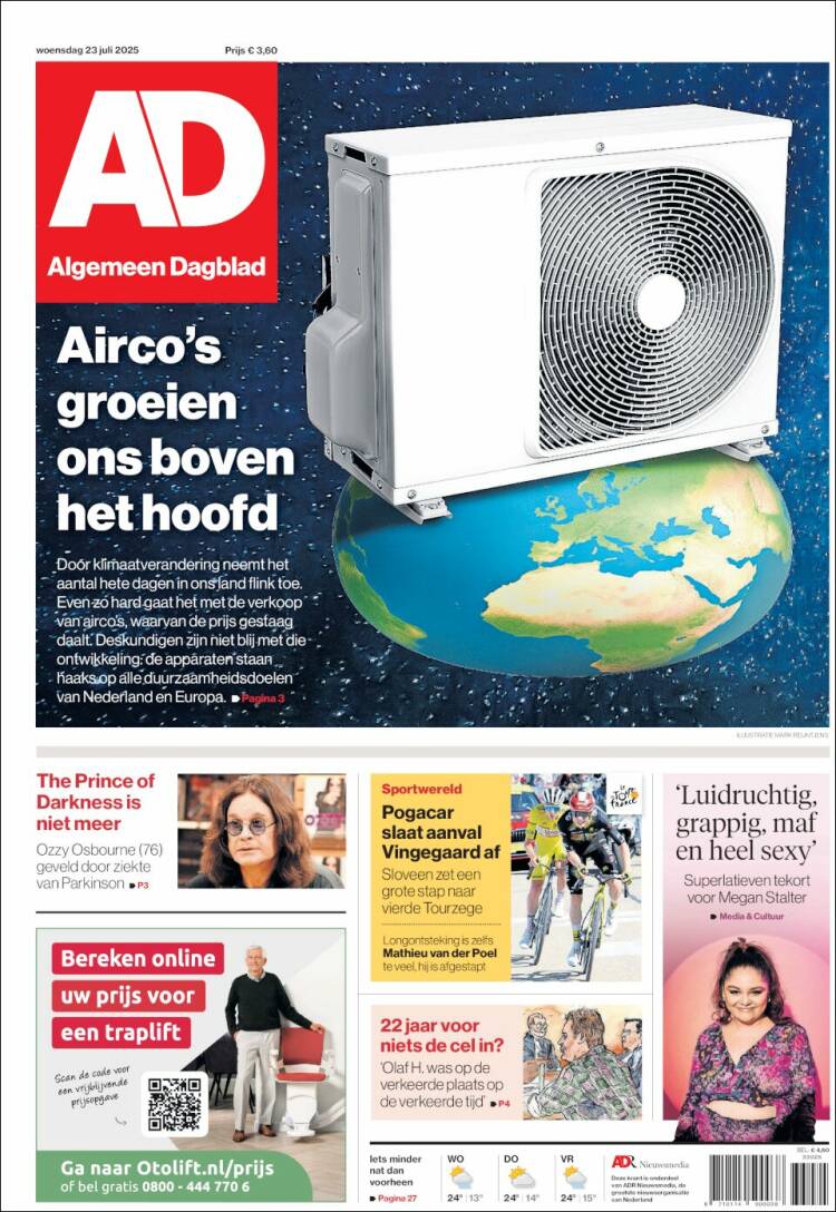 Portada de AD (Pays-Bas)