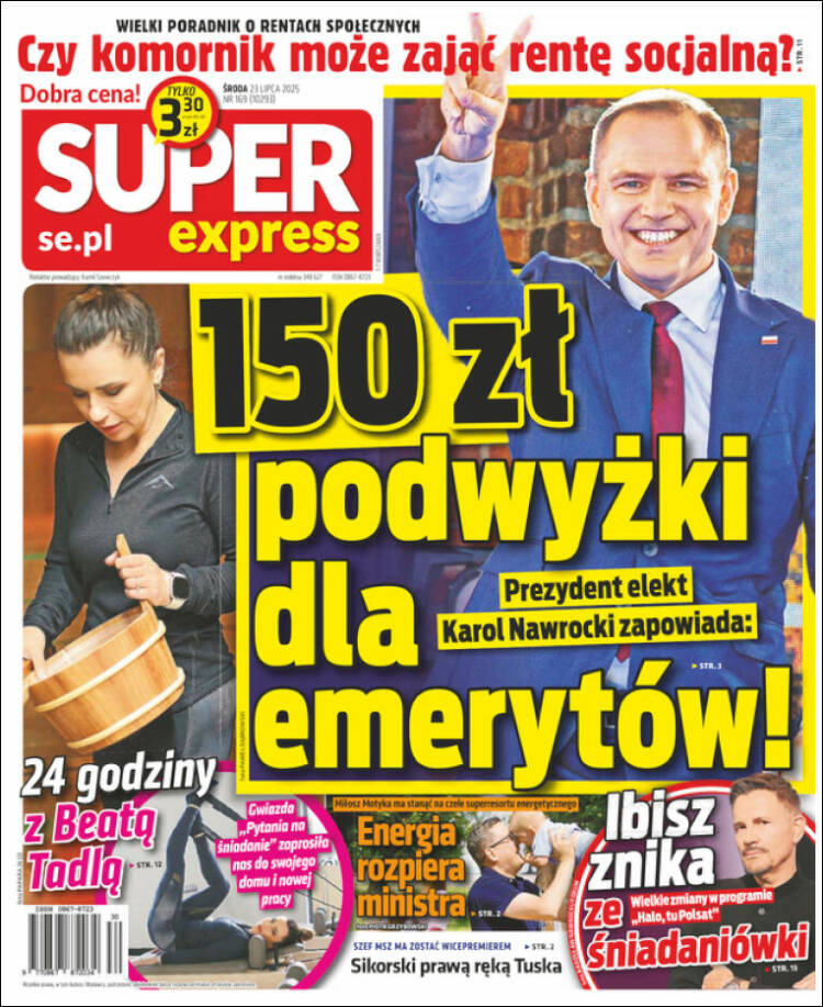 Portada de Super Express (Polonia)