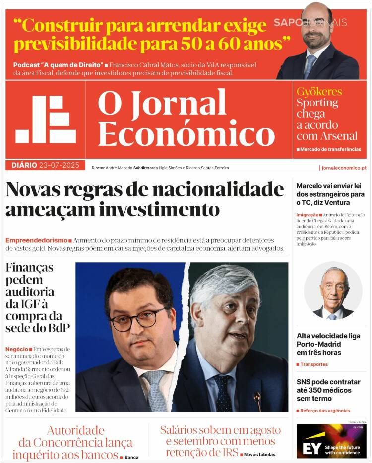 Portada de Oje (Portugal)