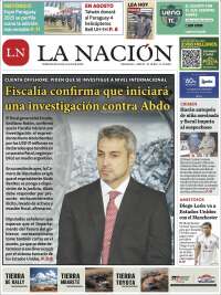 Portada de La Nación (Paraguay)
