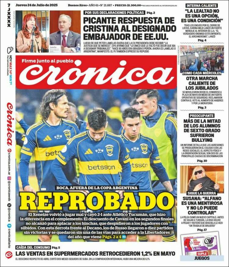 Portada de La Voz del Chaco (Argentina)