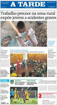 Portada de Diário A Tarde (Brasil)