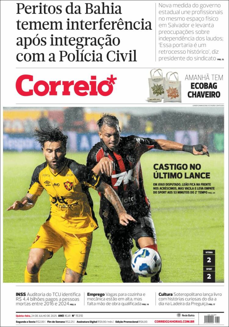 Portada de Correio* (Brasil)