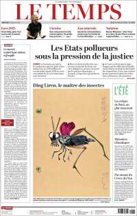 Portada de Le Matin (Suiza)