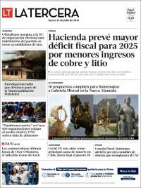 Portada de La Tercera (Chile)