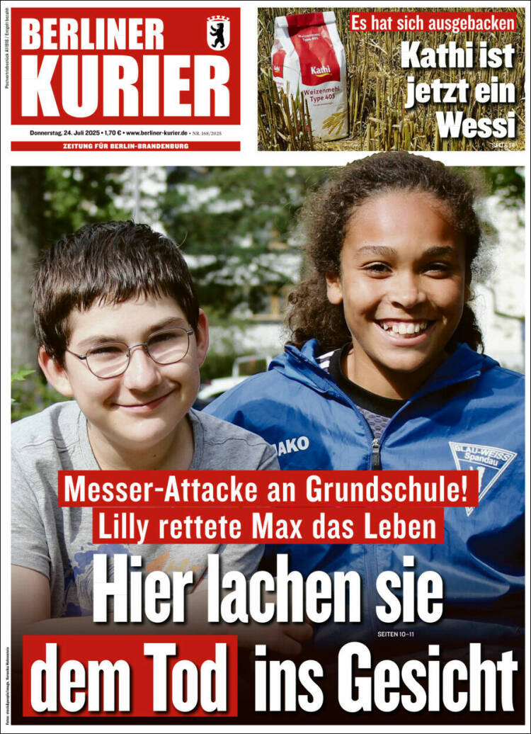 Portada de Berliner Kurier - Startseite BK (Alemania)