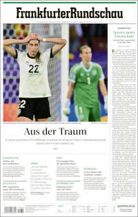 Portada de Frankfurter Rundschau (Germany)