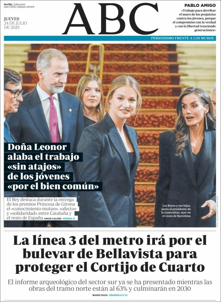 Portada de ABC - Sevilla (Spain)