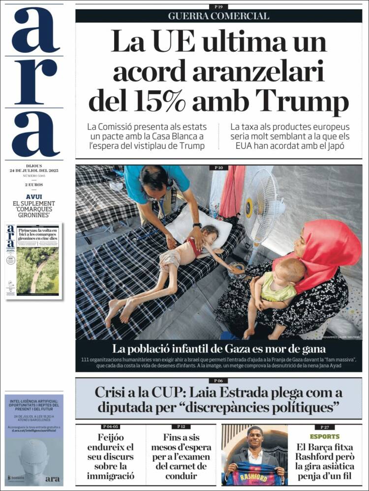 Portada de Ara (España)