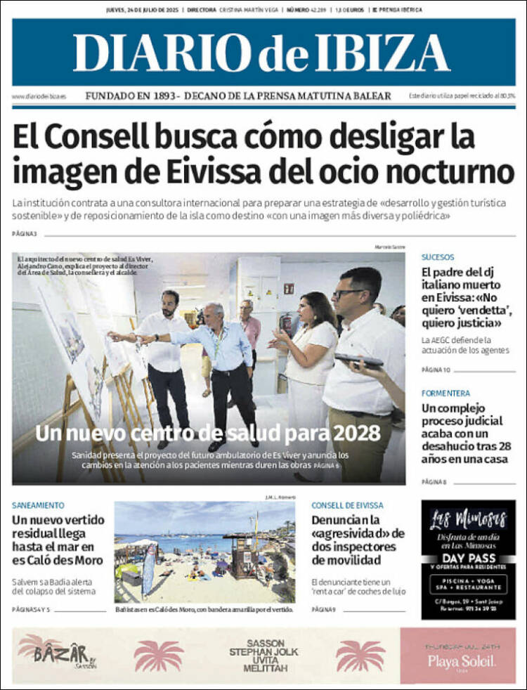 Portada de Diario de Ibiza (Spain)