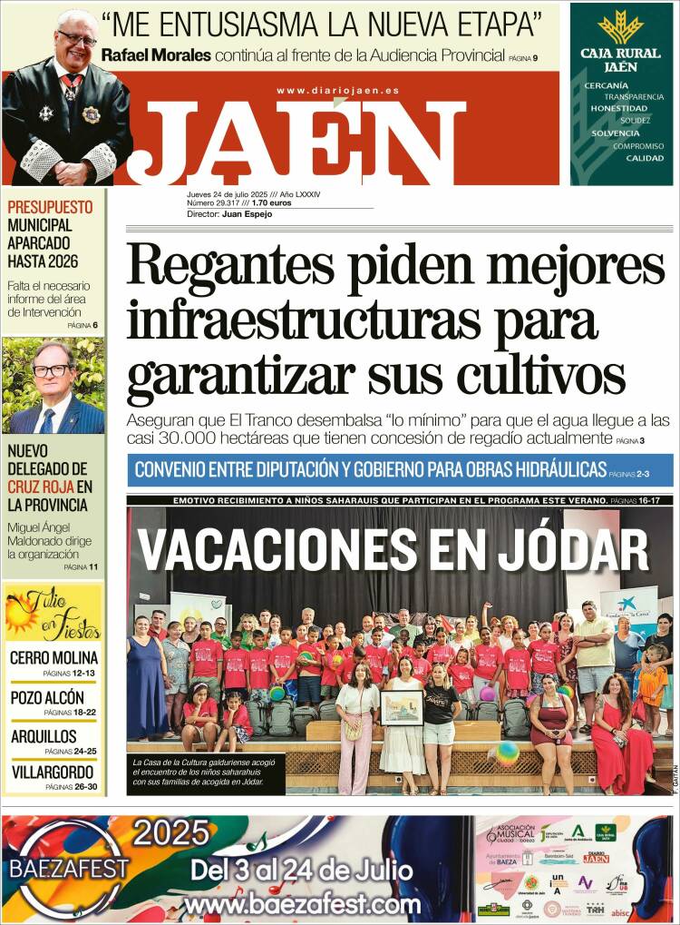 Portada de Diario Jaén (España)