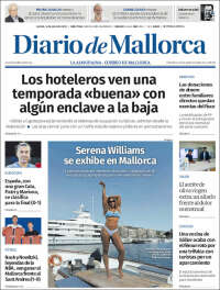 Portada de Diario de Mallorca (España)