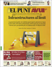 Portada de El Punt Avui - Girona (España)